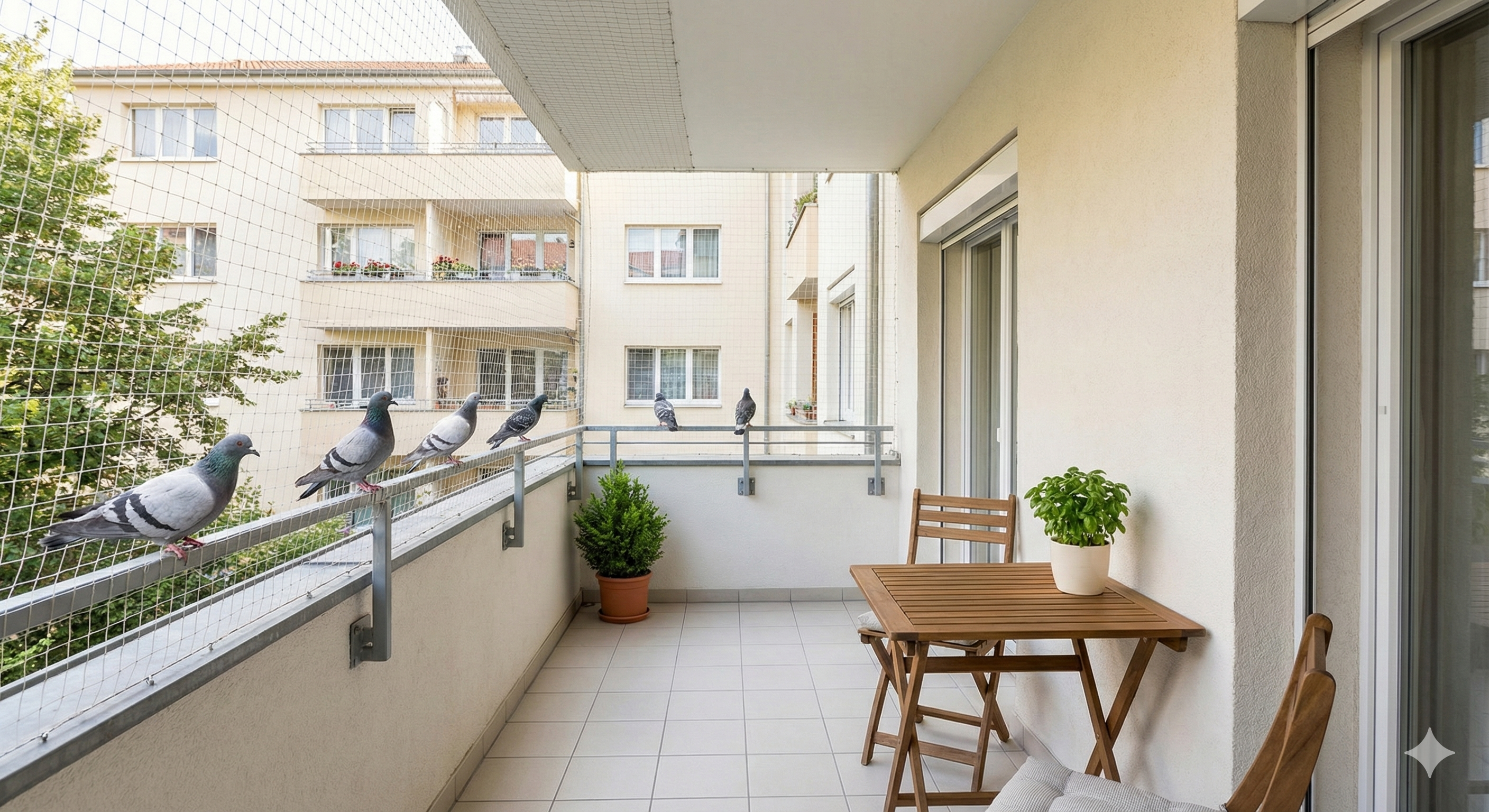 Balcony Pigeon Safety Nets